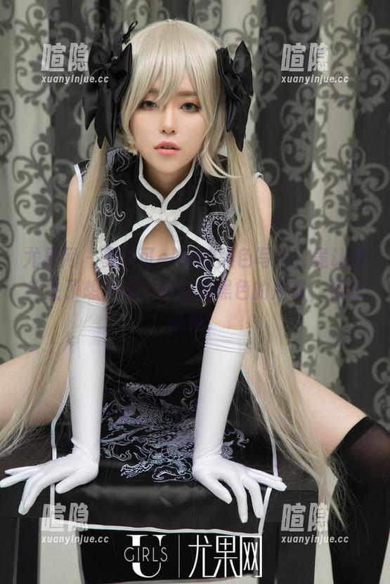 尤果网-夏倪可ella 尤果网 - 夏倪可ella的黑色写真,竟让我产生了想要把生活穿成黑色的冲动,资源必看!